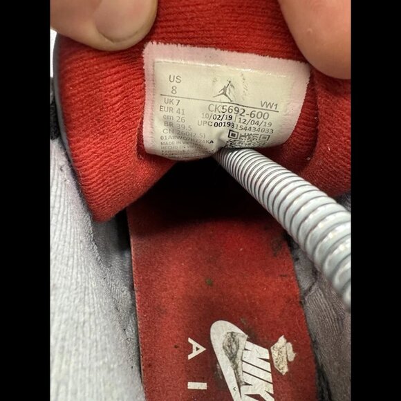 RARE 🚀 Size 8 - Nike Air Jordan 3 Retro SE Red Ck5692-600 Basketball Sneaker - Picture 10 of 12